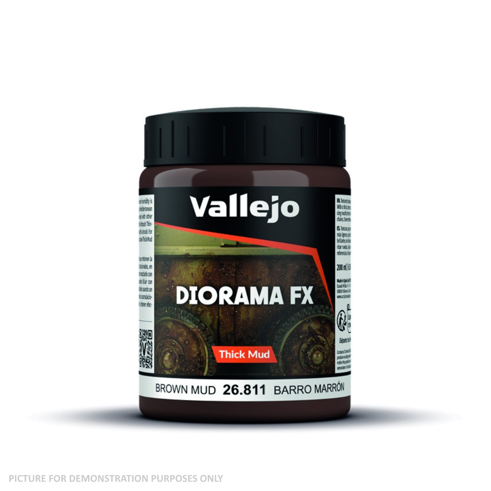 Vallejo Diorama Effects - 26.811 Thick Mud Acrylic Brown Mud 200ml